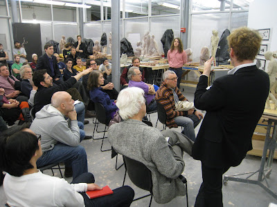 Photo of mid year critique participants