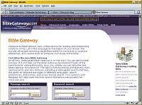The Bible Gateway website