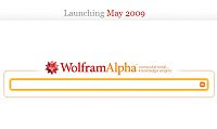 The Wolfram Alpha query screen