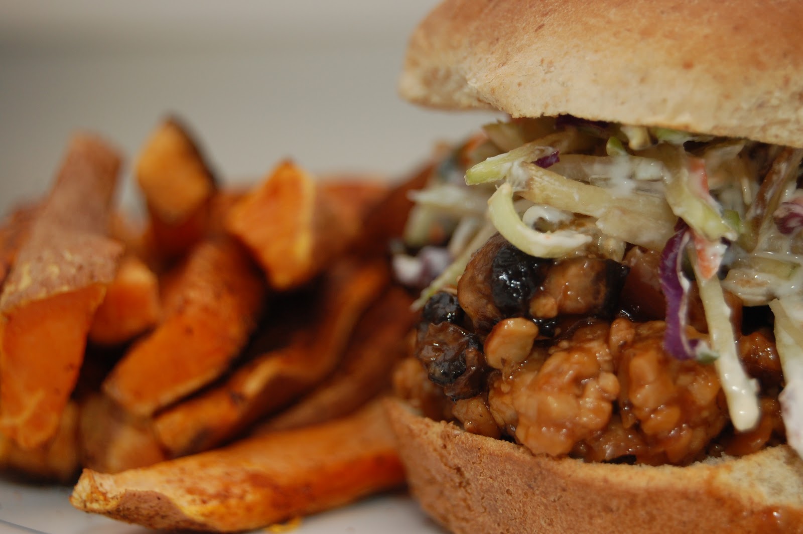 Where's the Beach? Fantastic Run & Delish BBQ Portobello & Tempeh