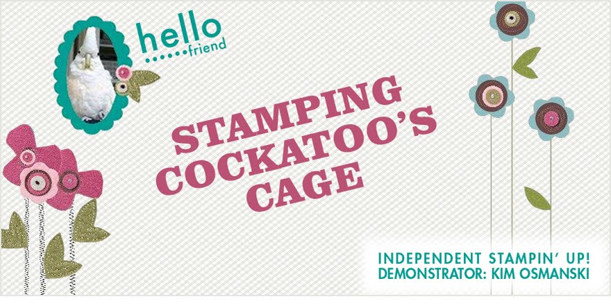 Stamping Cockatoo's Cage