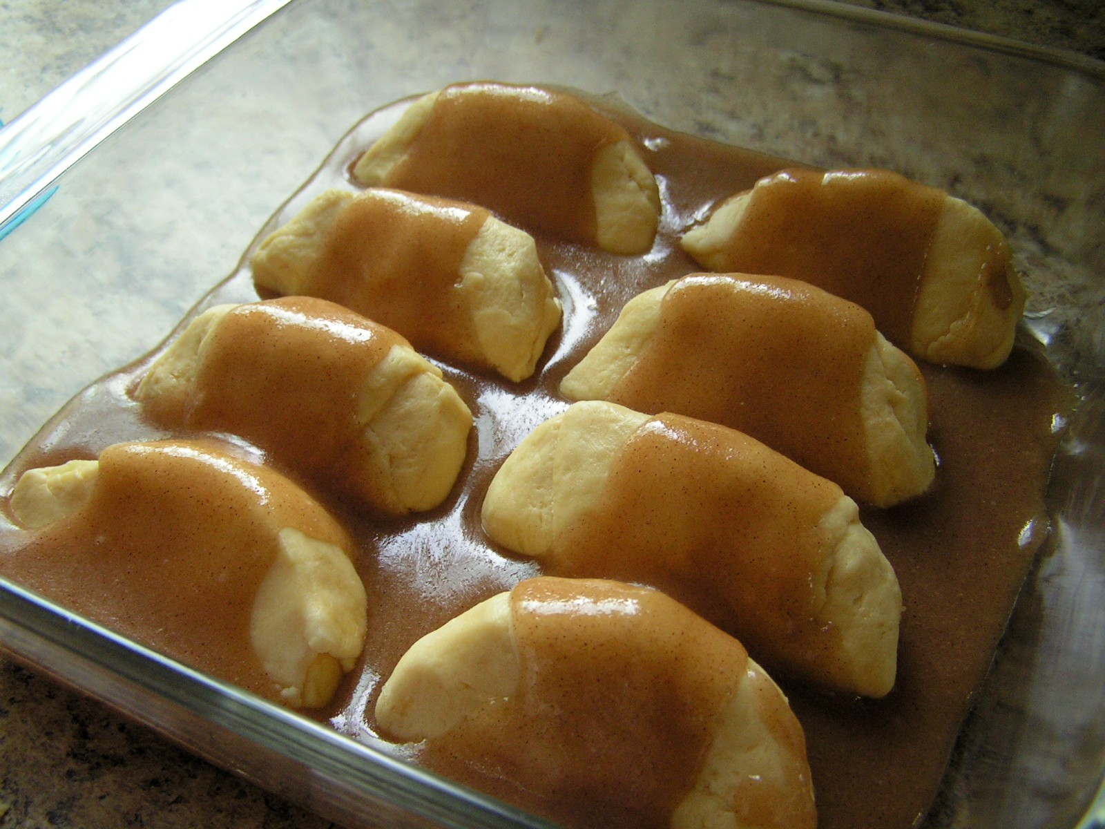 COUNTRY APPLE DUMPLINGS Butter with a Side of Bread
