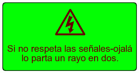 Las rutas -la sociedad-se lo agradece si usted es un Ciudadanos Respetuoso