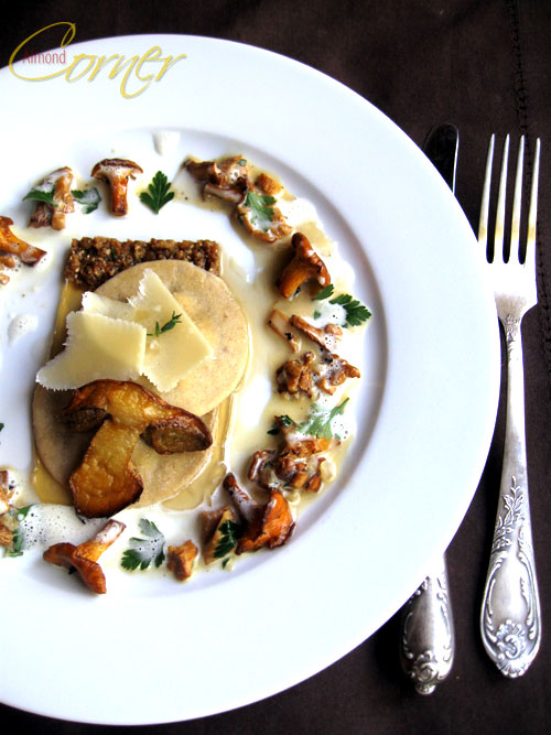 Almond Corner Porcini Ravioli