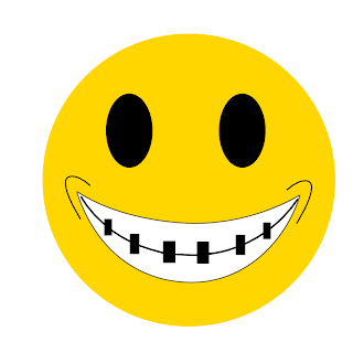 SMILEY FACE: Tooth wire smiley face