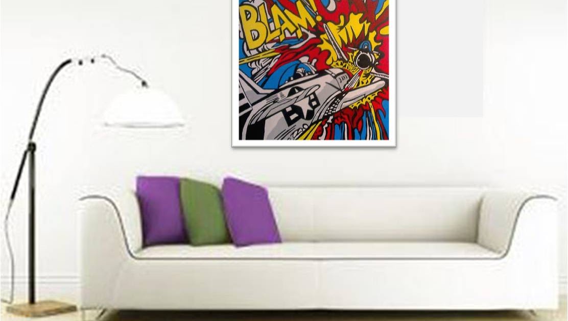 TheArtPopper BLAM !! (inspired by Roy Lichtenstein)