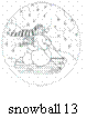 SNOWBALL Block 13 pattern