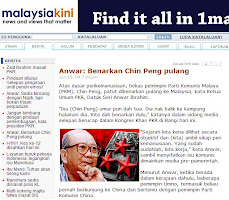 Anwar Iktiraf Chin Peng?