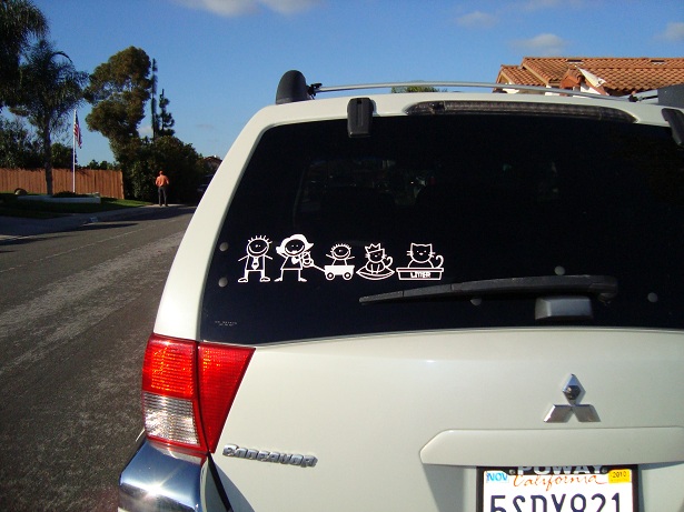 Mo's Crafty Corner: Car Decal for my car - Made it with my ...