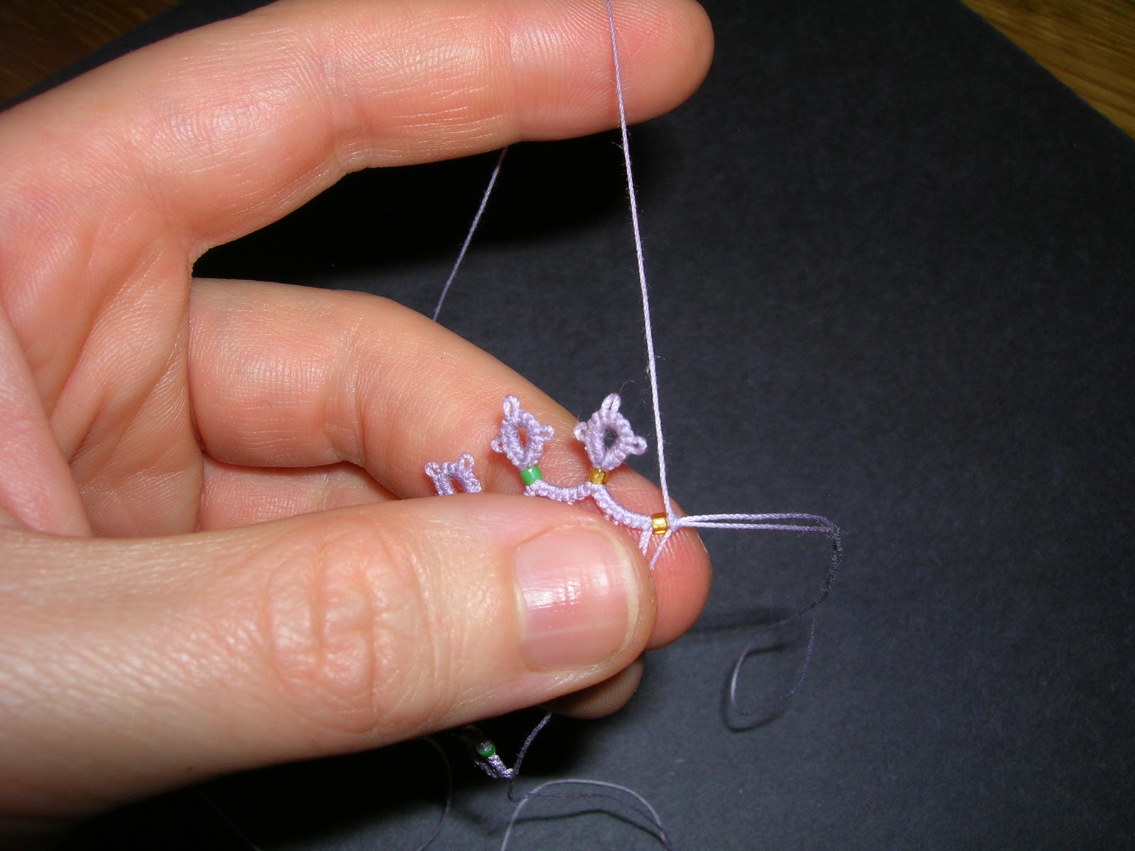 Tatting Fool Loop Tatted Rings How and Why