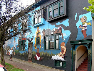 The murals graffiti wall