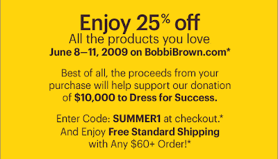 Insider Preview: Save 25% off Bobbi Brown