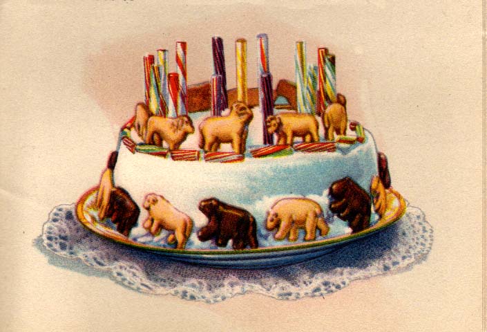 animal cracker cake