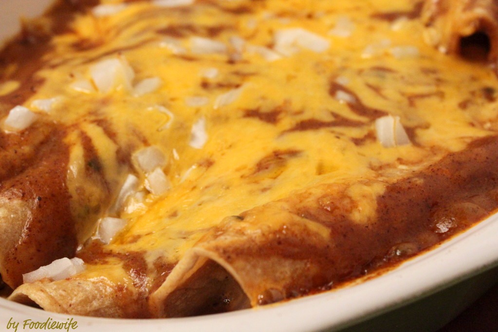 Cheese and Onion Enchiladas with TexMex Chili Gravy A Feast For The Eyes