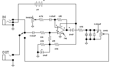 GuitarTech: DOD Overdrive 250 Guitar Effect Schematic