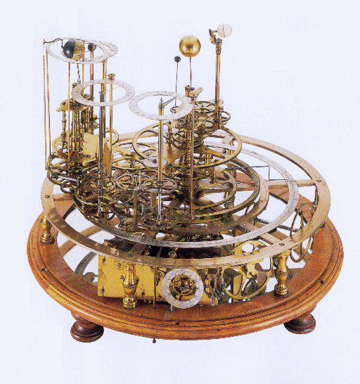 Copernicus's Machina Mundi designed by R. Dawkins's "blind watchmaker".