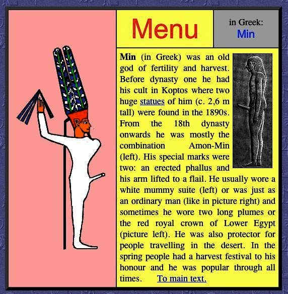 Egipski bog Amon-Min