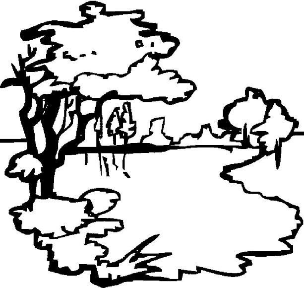 Dibujo de lago - Imagui