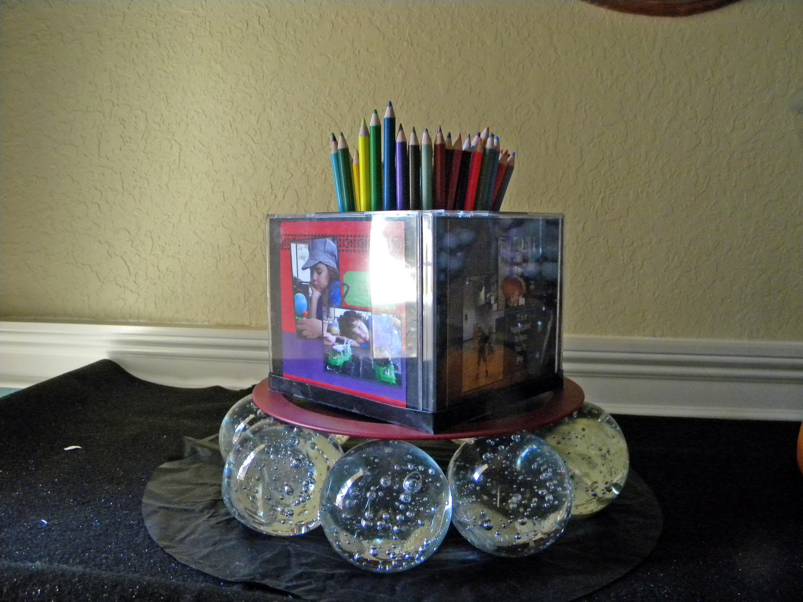 Crickitt's Crazy Creations CD Jewel Case Pencil Holder