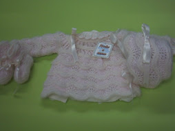 Conjunto Chapona rosa y crudo