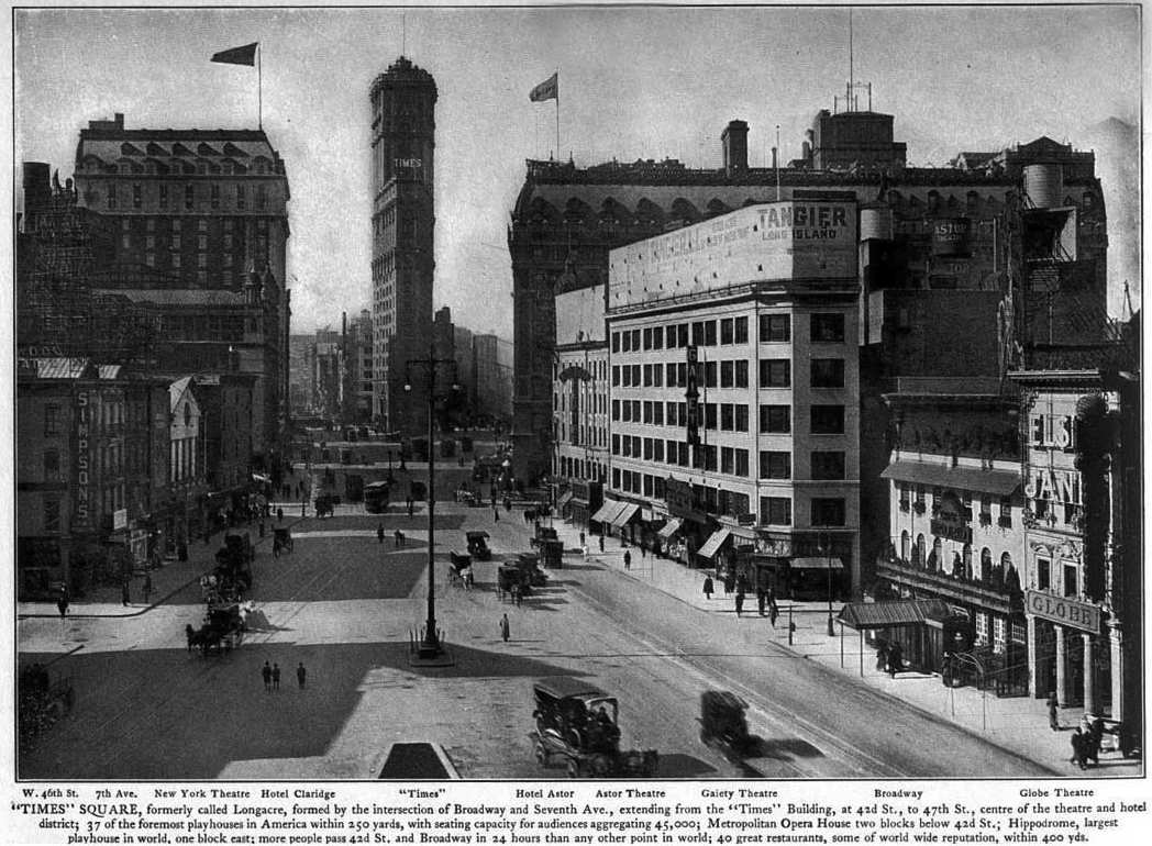 This is What New York Times Square Looked Like  in 1910 