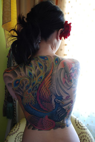 Beautiful Women tattoo - celebrity tattoo