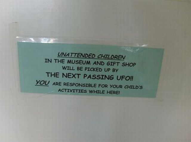 funny signs for kids. 26 Funny Signs about