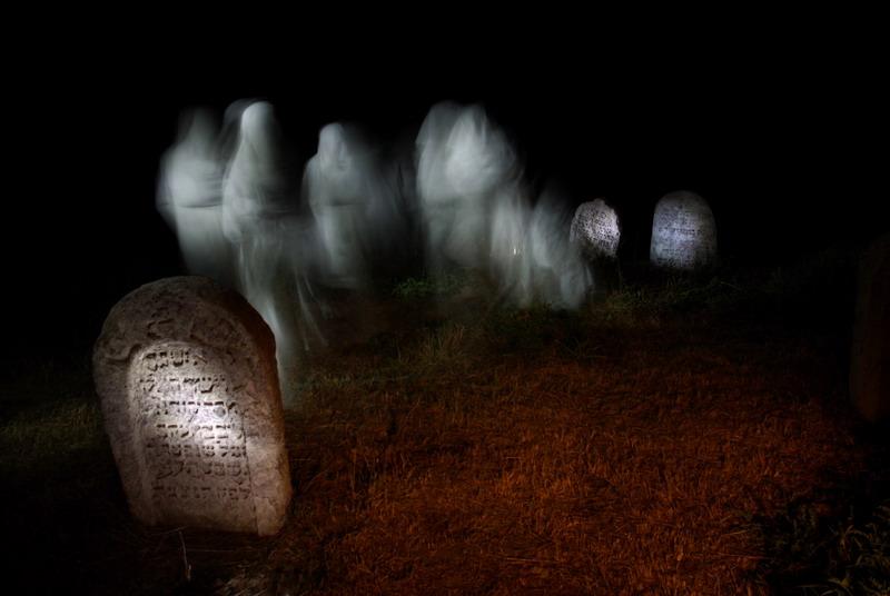 ghosts in the graveyard