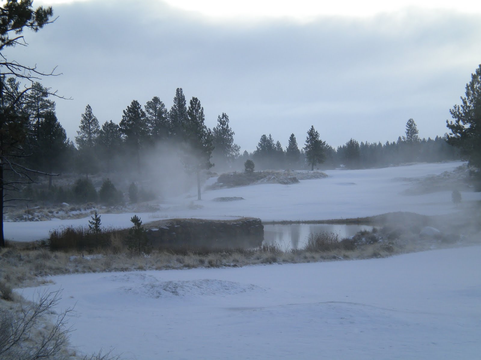 Golf Course Snow