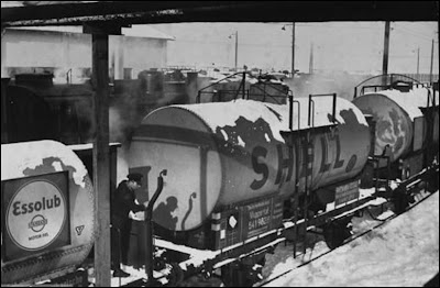 oil german ww2 cars tank 1940 train war during yard railroad hitler ploiesti romania refineries minier prahova valley fuel need