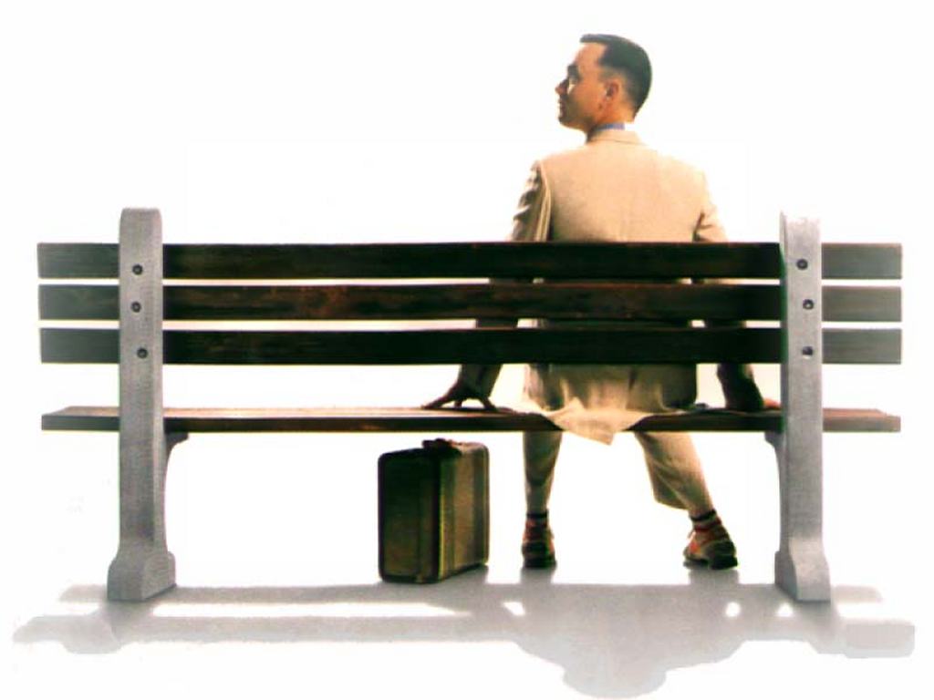 forrest gump bench