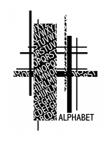 graffiti alphabet, upright