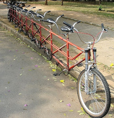 tandem bicycles