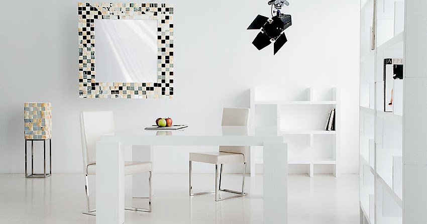 Mesas de comedor por La Decoradora Experta: Mesa de comedor blanco