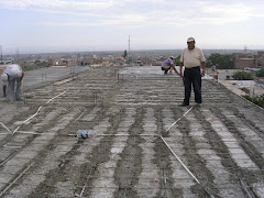 Construcción del techo de la casa de mis padres