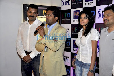 Celina Jaitly and Sherlyn Chopra promote IPL 2010 image