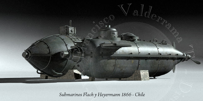 Heyermann y Flach Submarinos Chile 1866