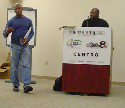 Ken Knight(L) and Eric Deggans (R)