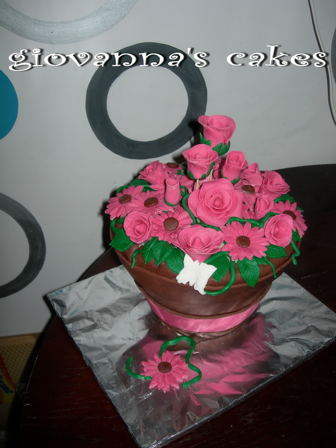 giovanna's cakes flower pot cake