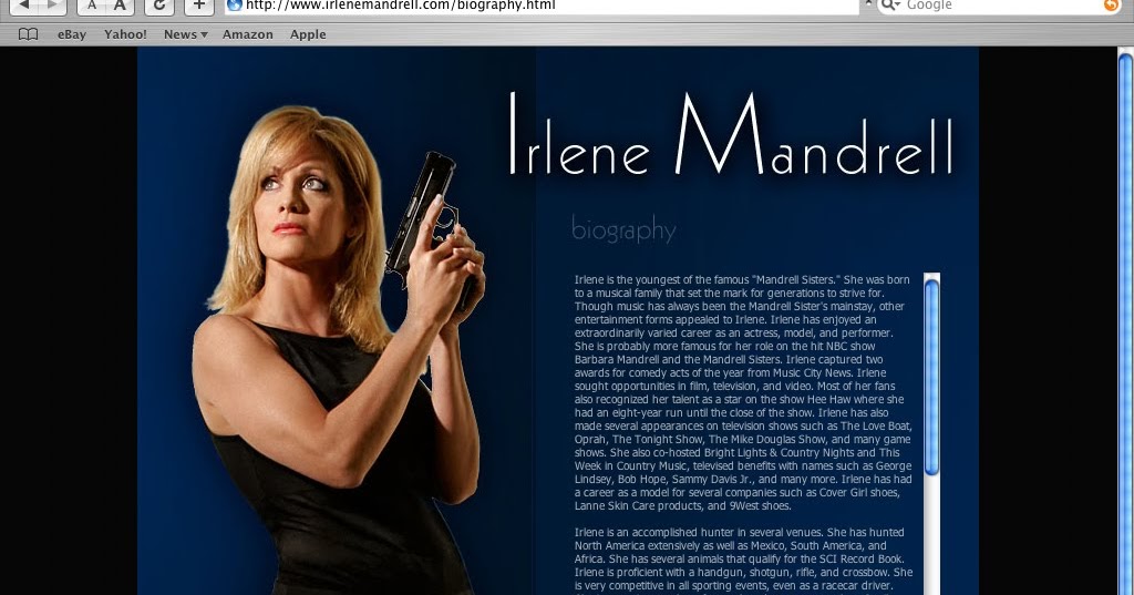 Retroality™: Refreshing Reality with a Retro Twist™: Irlene Mandrell