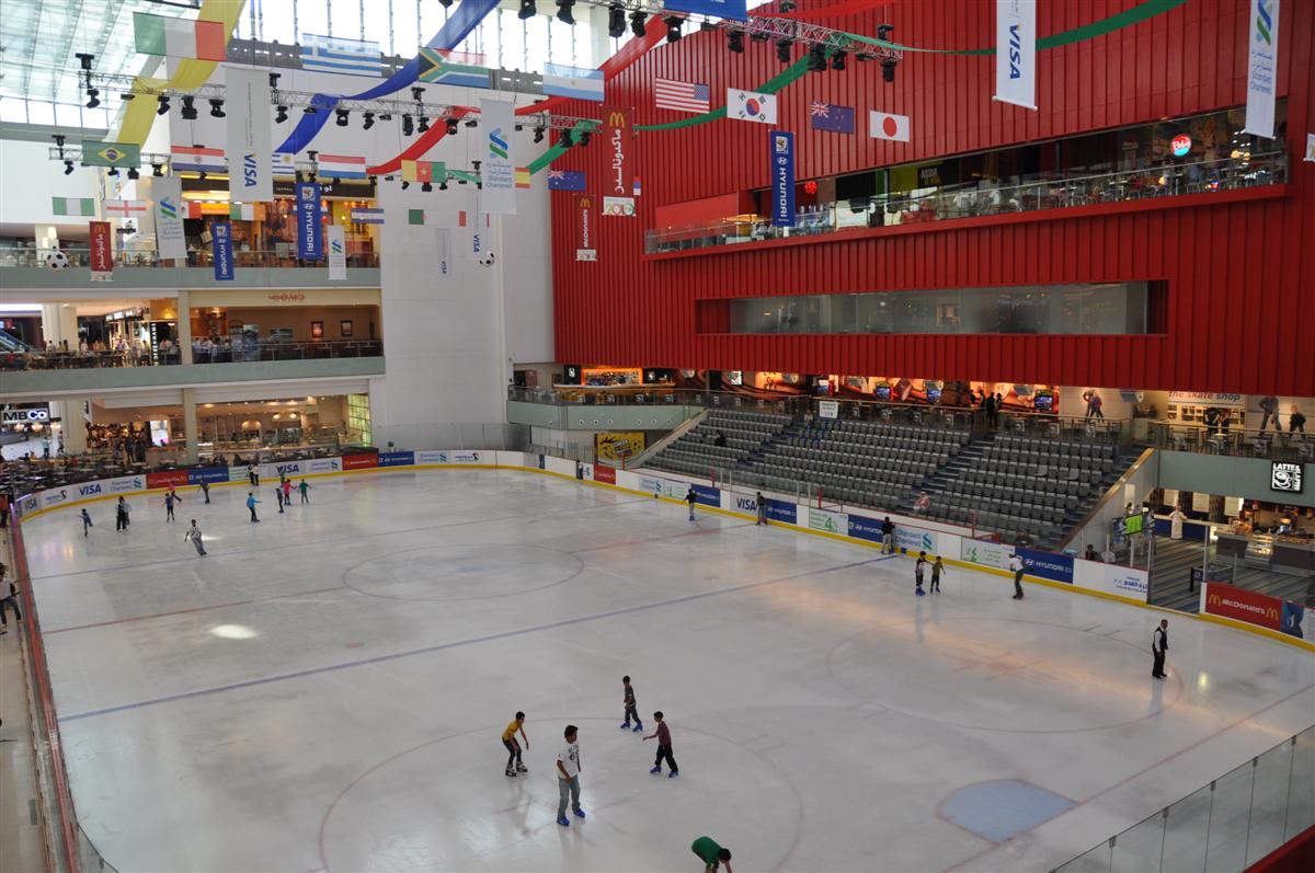 Dubai+mall+ice+rink