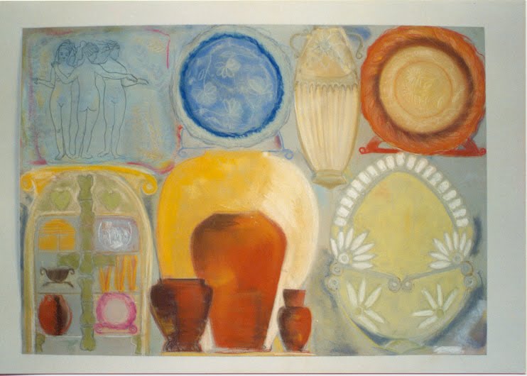 Fase: na casa da vovó tem cristaleira, portas, sopeira, pratos, baús, lavabo, sotão...