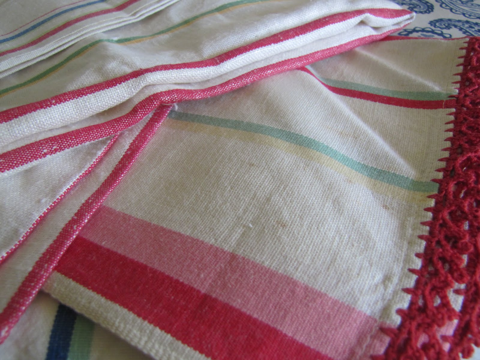 Vintage Tea Towels Faithfulness Farm