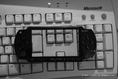 Transparent psp screen