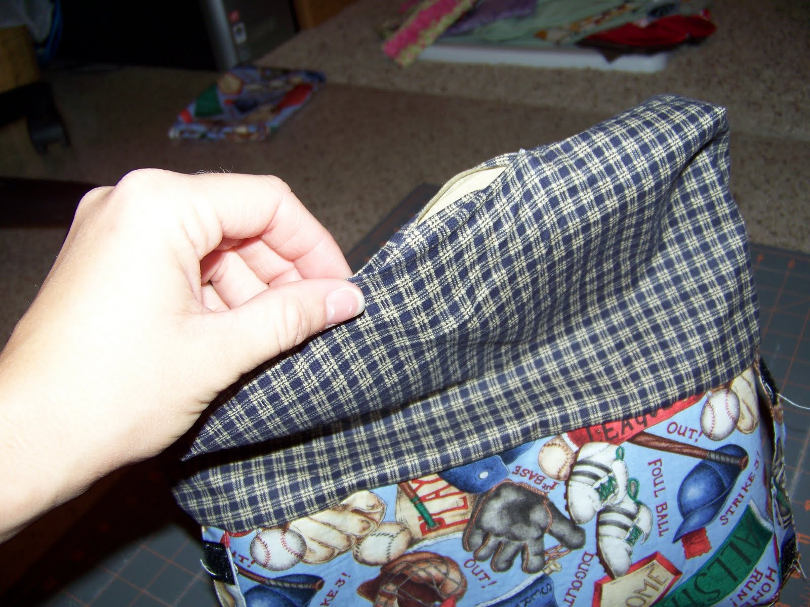 Colors Not Yet Invented Boy's Bike Bag Tutorial