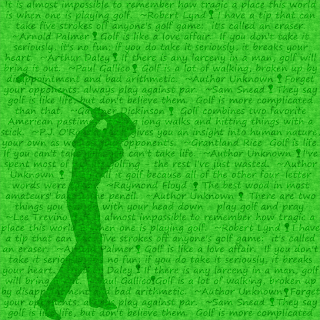 Golf Quotes Overlay can be