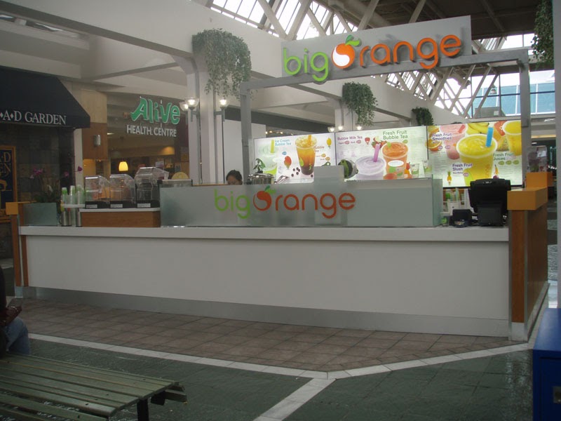 Vancouver Bubble Tea Big Orange Surrey Guildford Mall