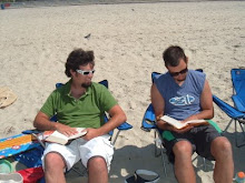 Tyler and Ben actually reading books..