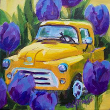 "Dodge with Tulips"
