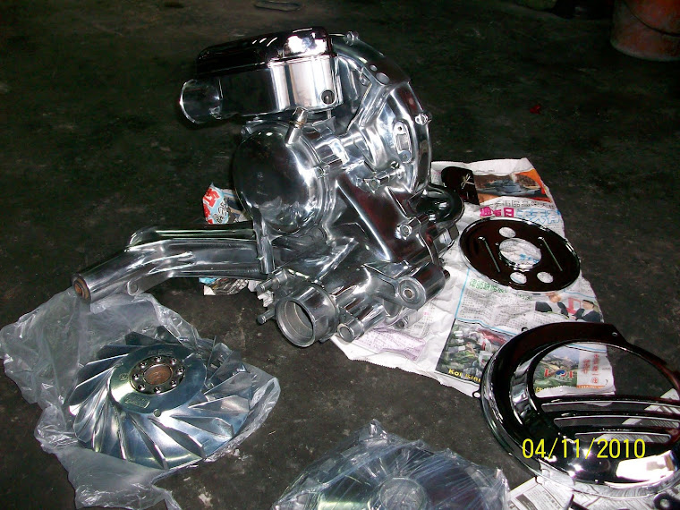 vespa px150 engine crome.